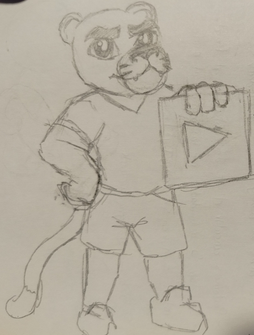 Primera versión de la mascota