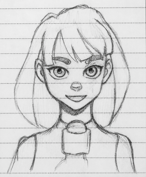 Boceto personaje femenino REDEC