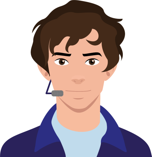 Ilustración de un personaje masculino para la REDEC