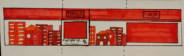 Boceto etiqueta