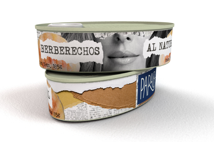 Lata de Berberrechos ovalada