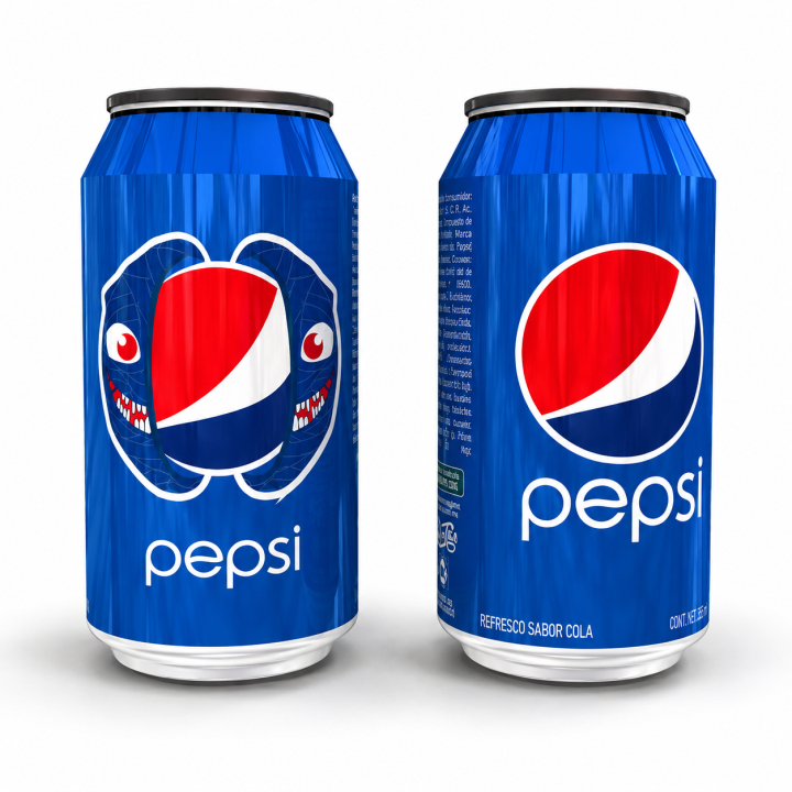lata de pepsi modelo momia