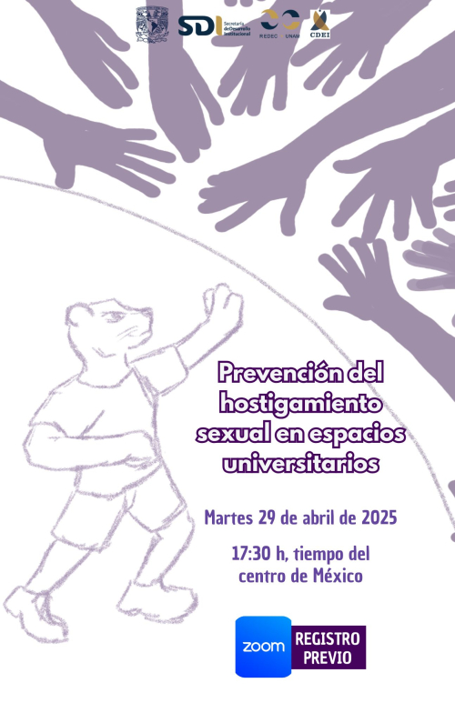 Primer boceto de cartel para conferencia